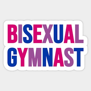 BISEXUAL GYMNAST Sticker